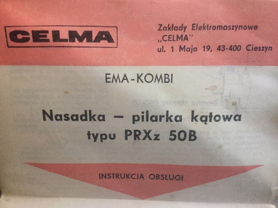 CELMA nasadka pilarka kątowa PRXz50B/ nowa/