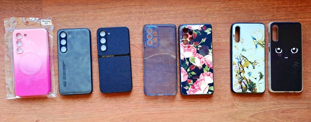 Capas Samsung S23 novas (1 magsafe), A50, A33 usadas