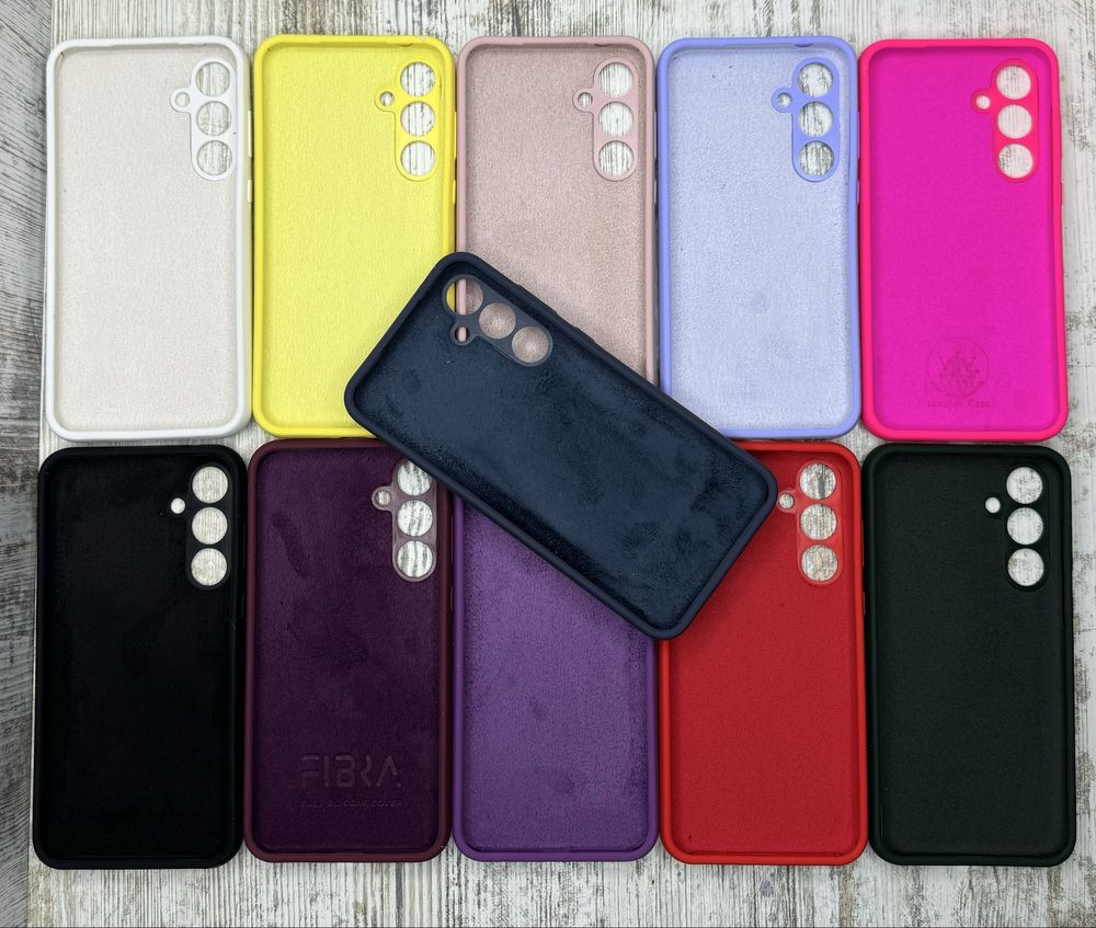 Не пачкаются! Чехол софттач Silicone Case на Samsung A35/ A55/S24 FE