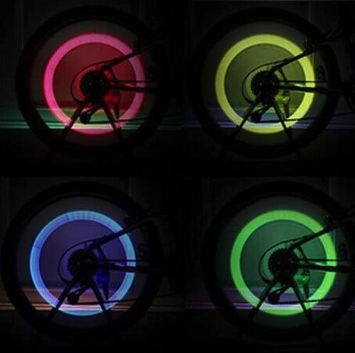 Válvulas Led Bicicleta, Mota, Carro