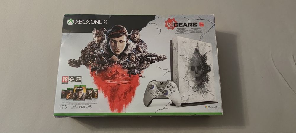 Xbox one X limitowana edycja w stanie kolekcjonerskim