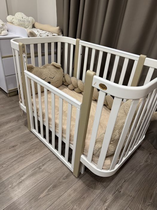 Ліжко дитяче +комод фірми Ангело+матрас в подарунок