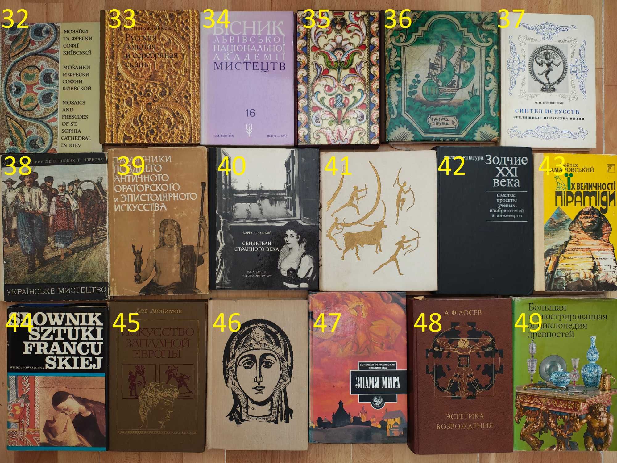 книга/книги/архітектура/скульптура/естетика/археологія/мистецтво