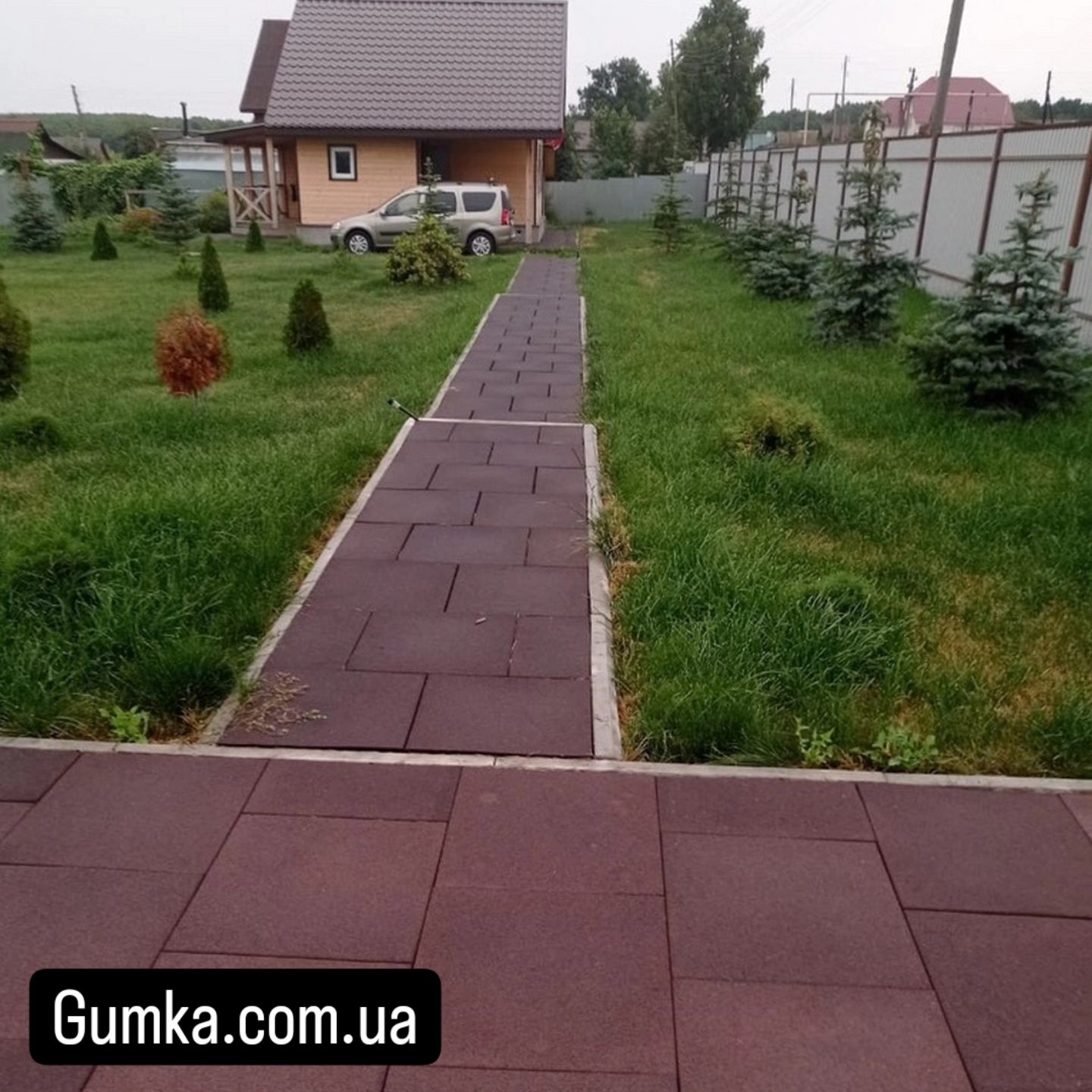 Резинова плитка від виробника для приміщення і вулиці