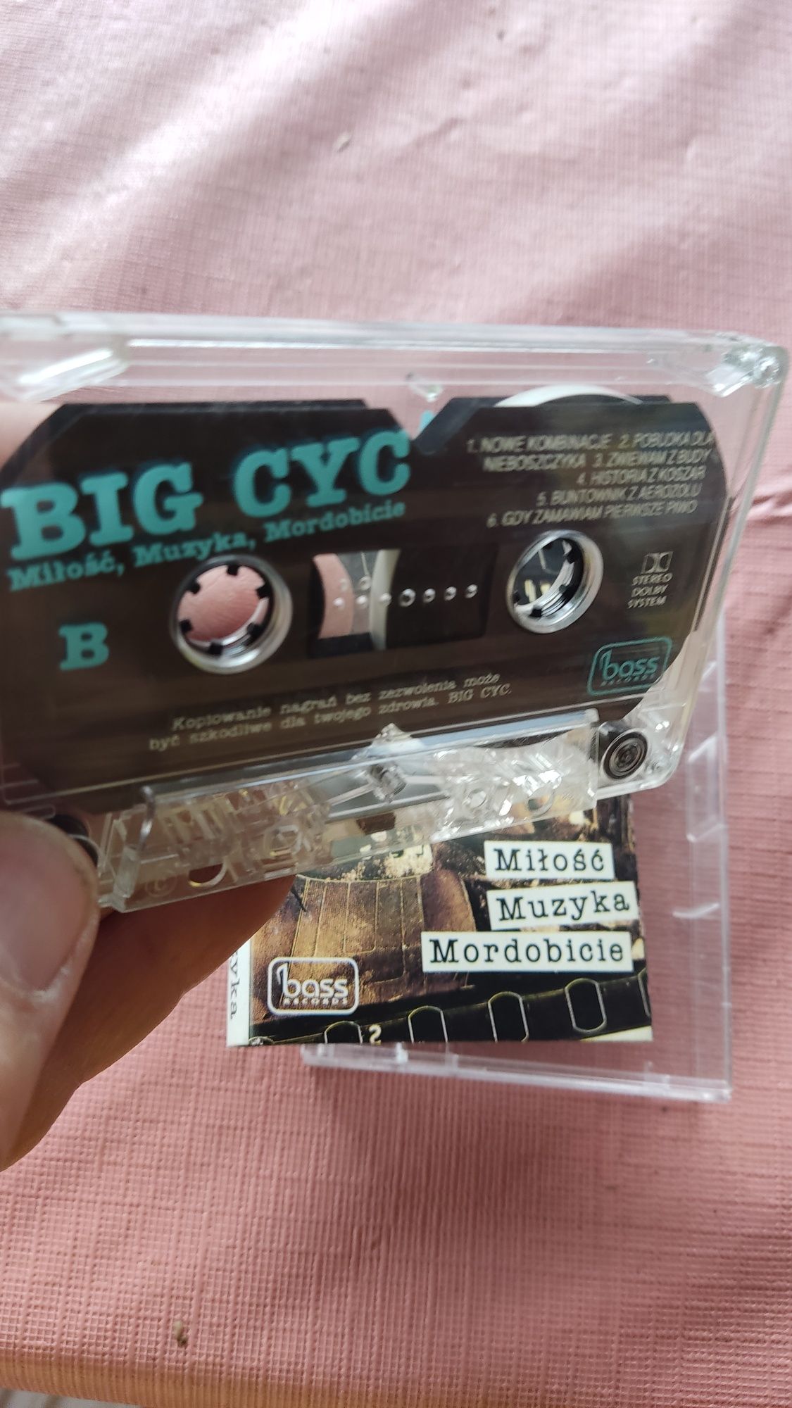 Big Cyc Miłość Muzyka Mordobicie kaseta audio