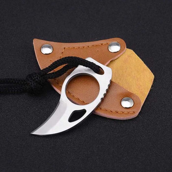 Nóż Taktyczny Karambit Tegoni kieszonkowy obronny mini EDC