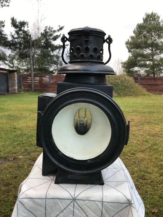 Lampa naftowa kolejowa 1942r Niemiecka