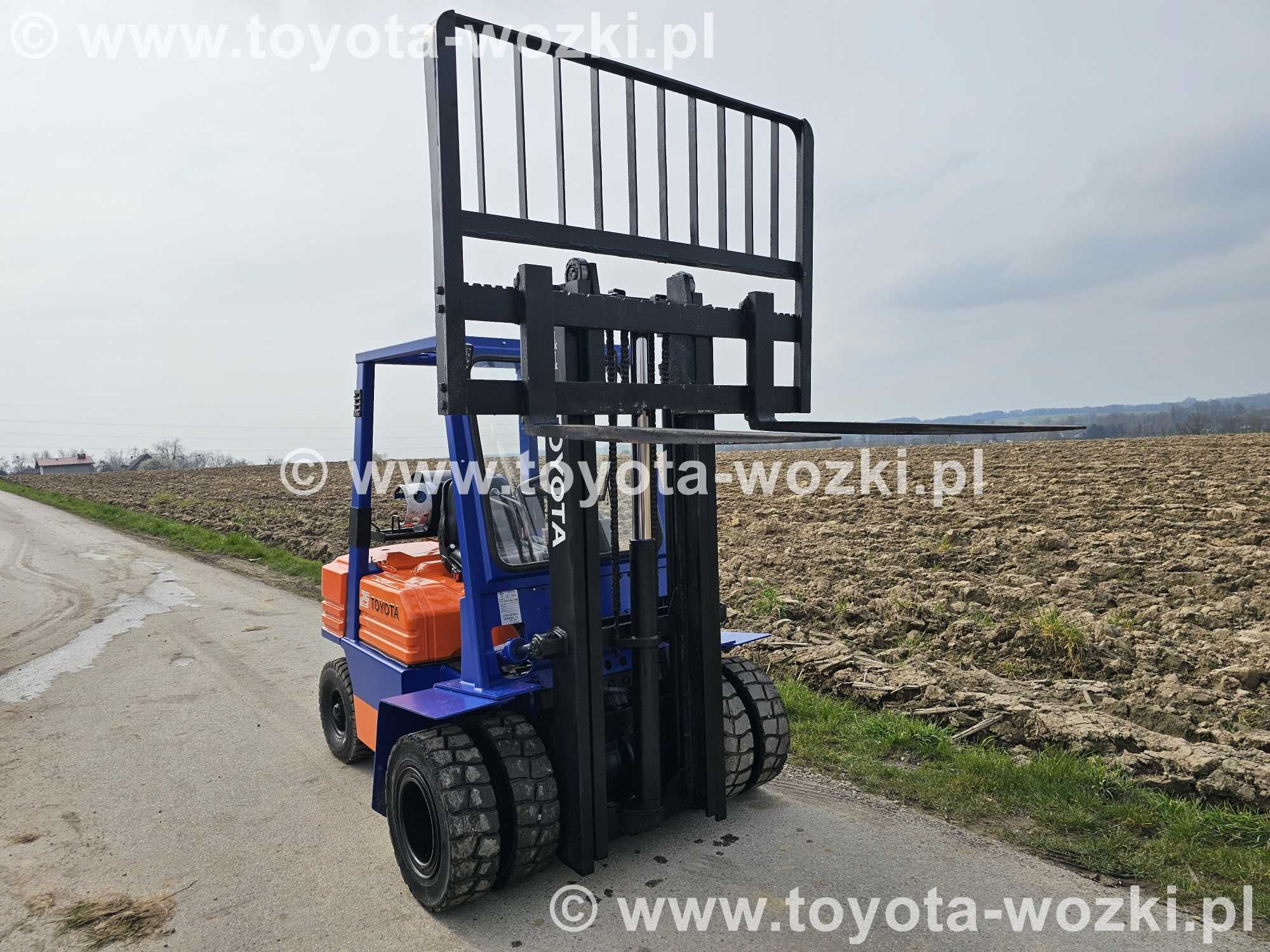 Wózek widłowy TOYOTA 5FG25 bliźniak 2500 kg TOYOTA 5FGF25 widlak Linde