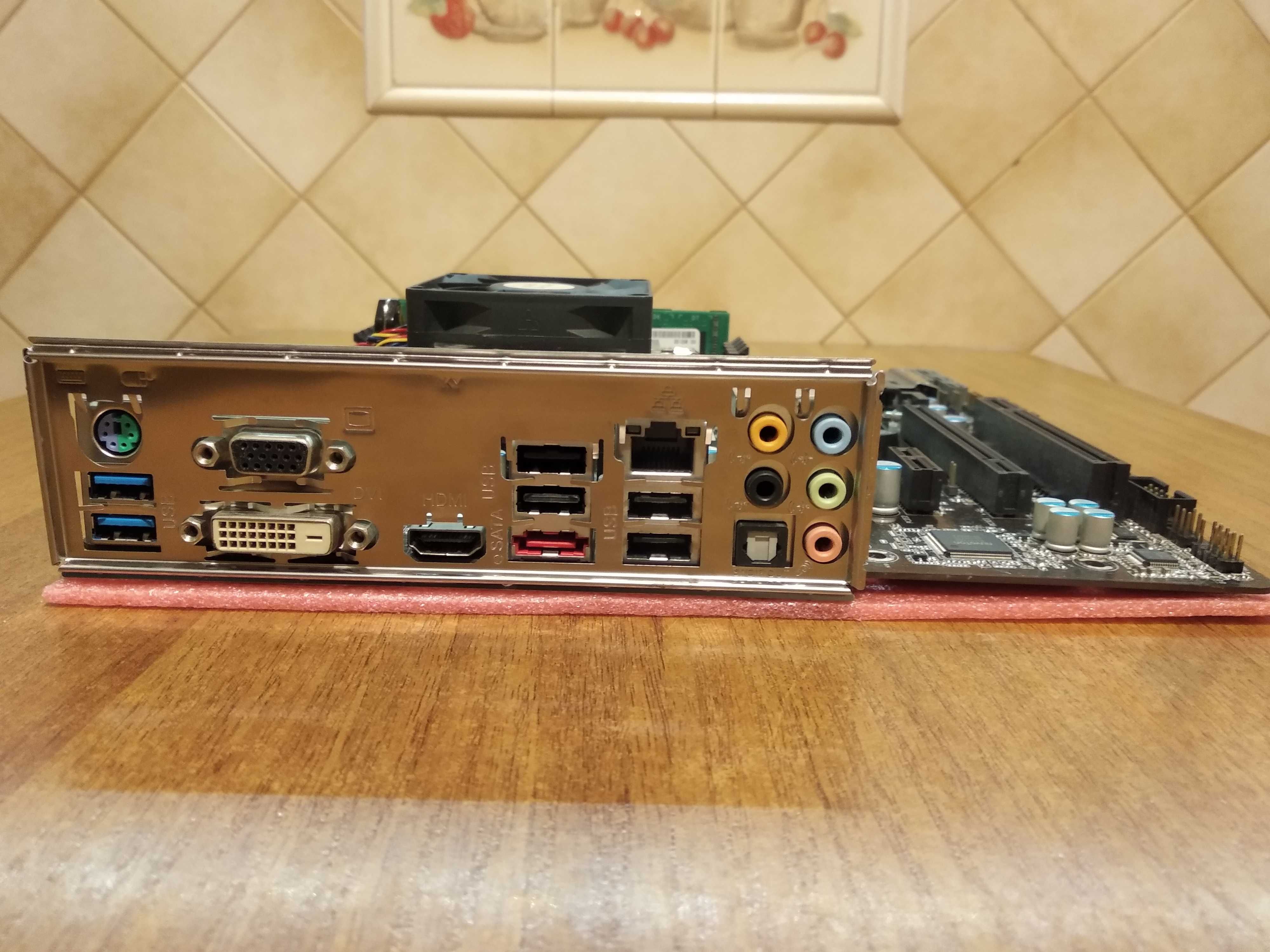 płyta główna ASROCK FM2A75 Pro4-M + procesor AMD 3,4GHz + ram 8GB DD