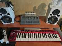 Korg electribe 2 + monitory FOSTEX  inteface i klawiatura MIDI