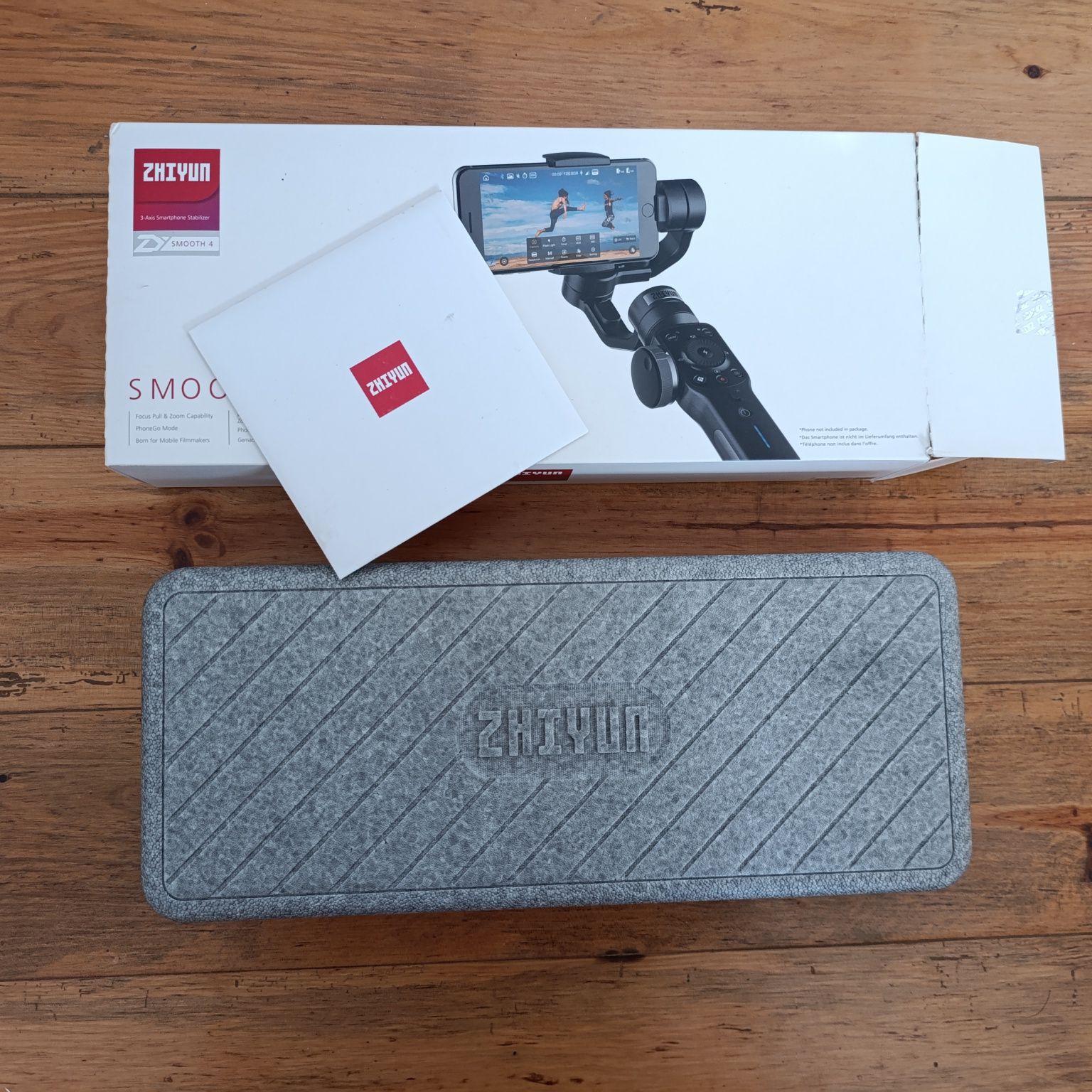 Gimbal Zhiyun Smooth 4 - Como Novo!