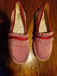 Baleriny GUESS 35 espadryle kapcie