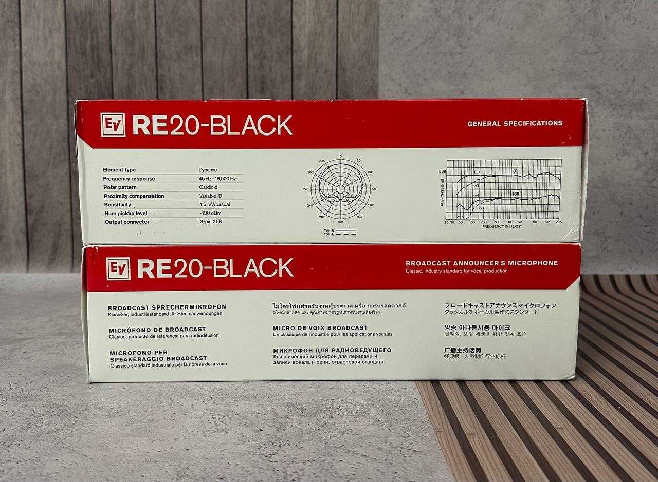 Мікрофон універсальний Electro-Voice RE20 (Black)