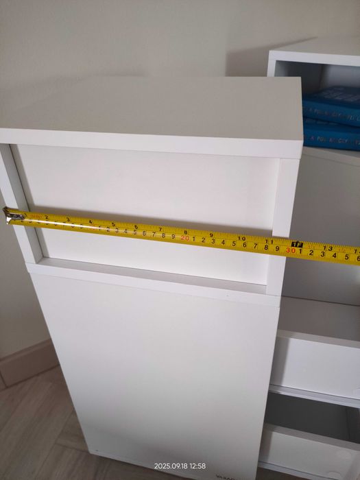 Zestaw DWÓCH stolików nocnych, wąskie szafki, wysoki stolik, VASAGLE