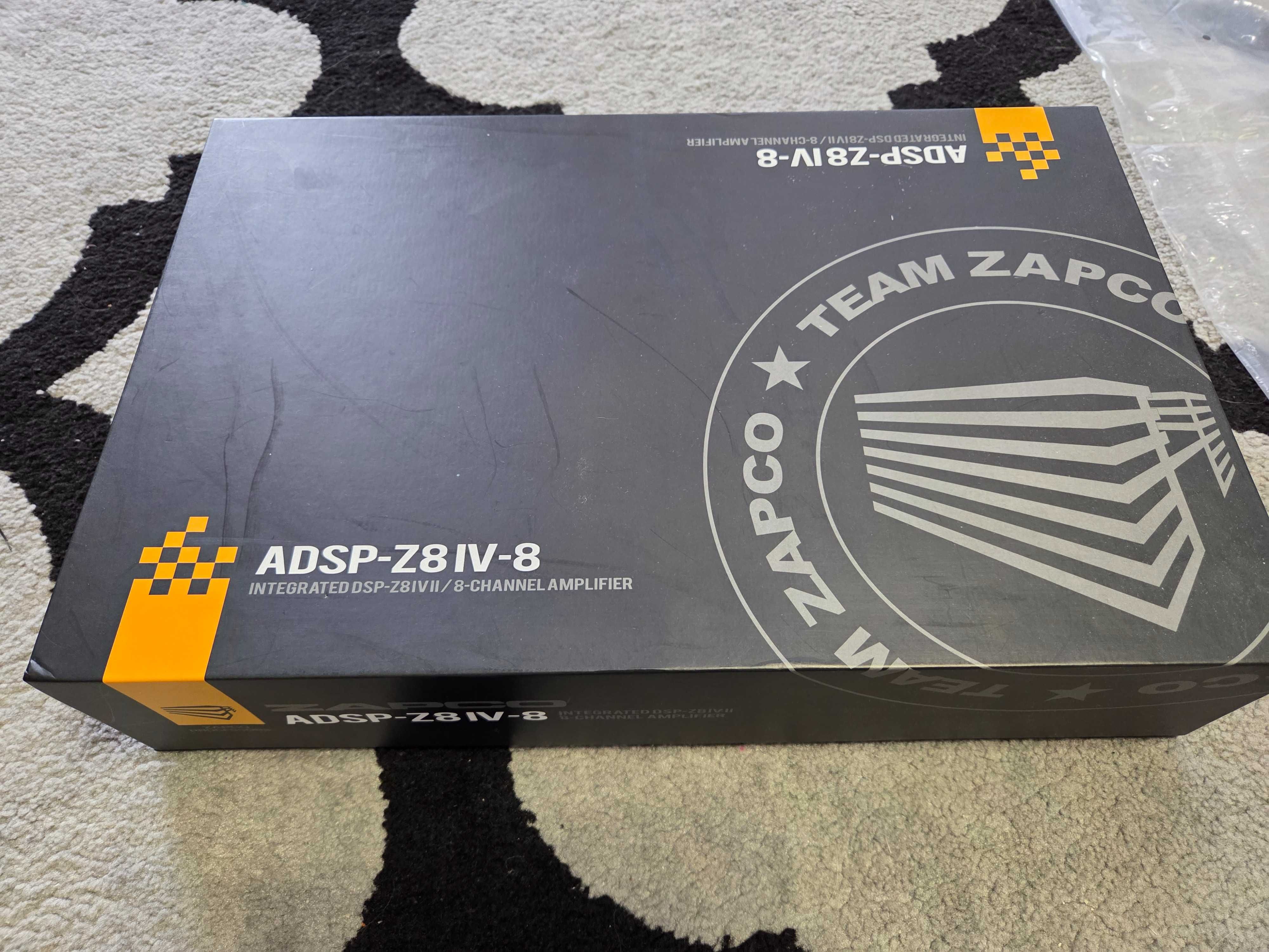 Zapco ADSP-Z8IV-8. Procesor DSP z 8 kanałowym wzmacniaczem. Nowy.