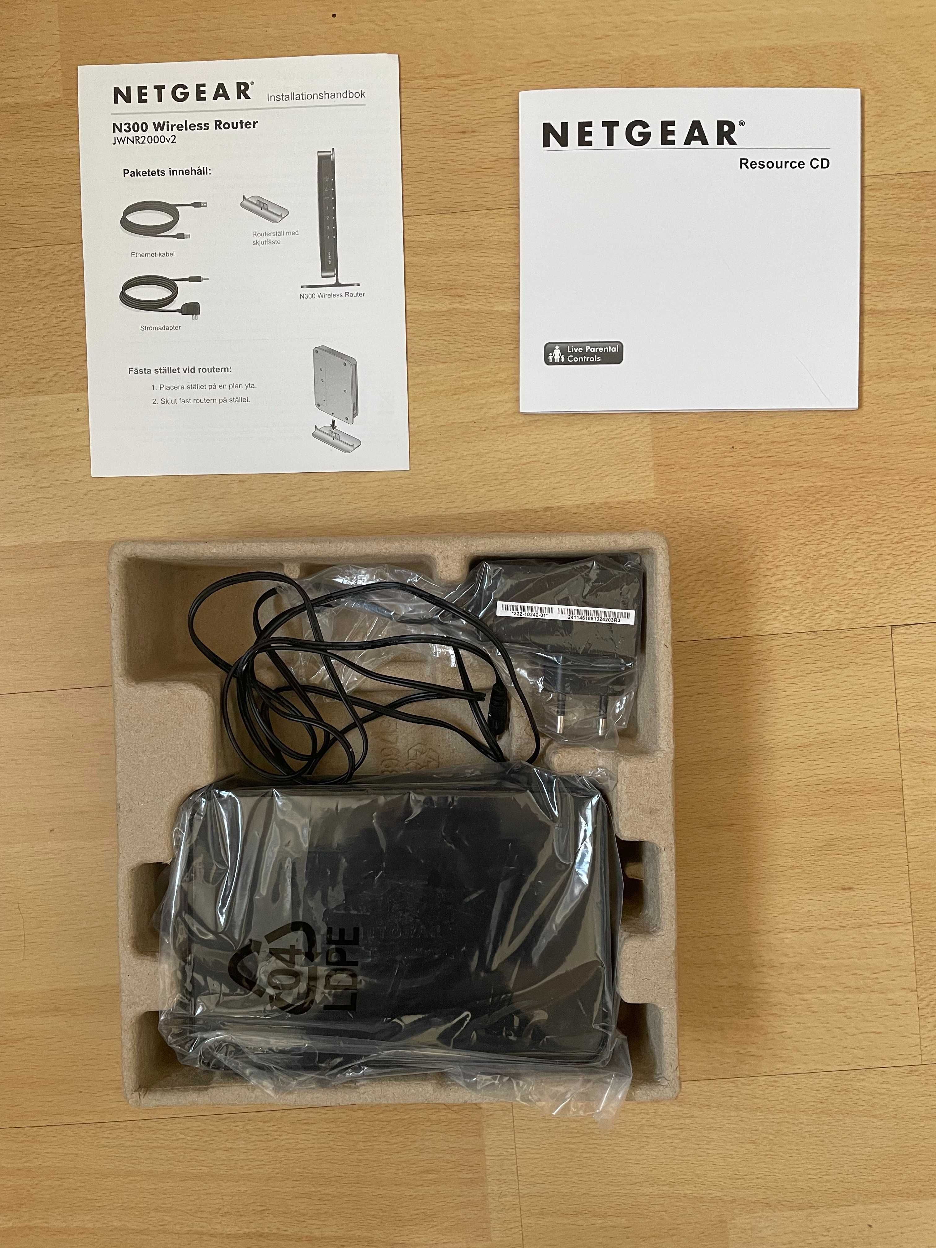 Router Netgear N300 JWNR2000 – Wi-Fi 4, 300 Mb/s