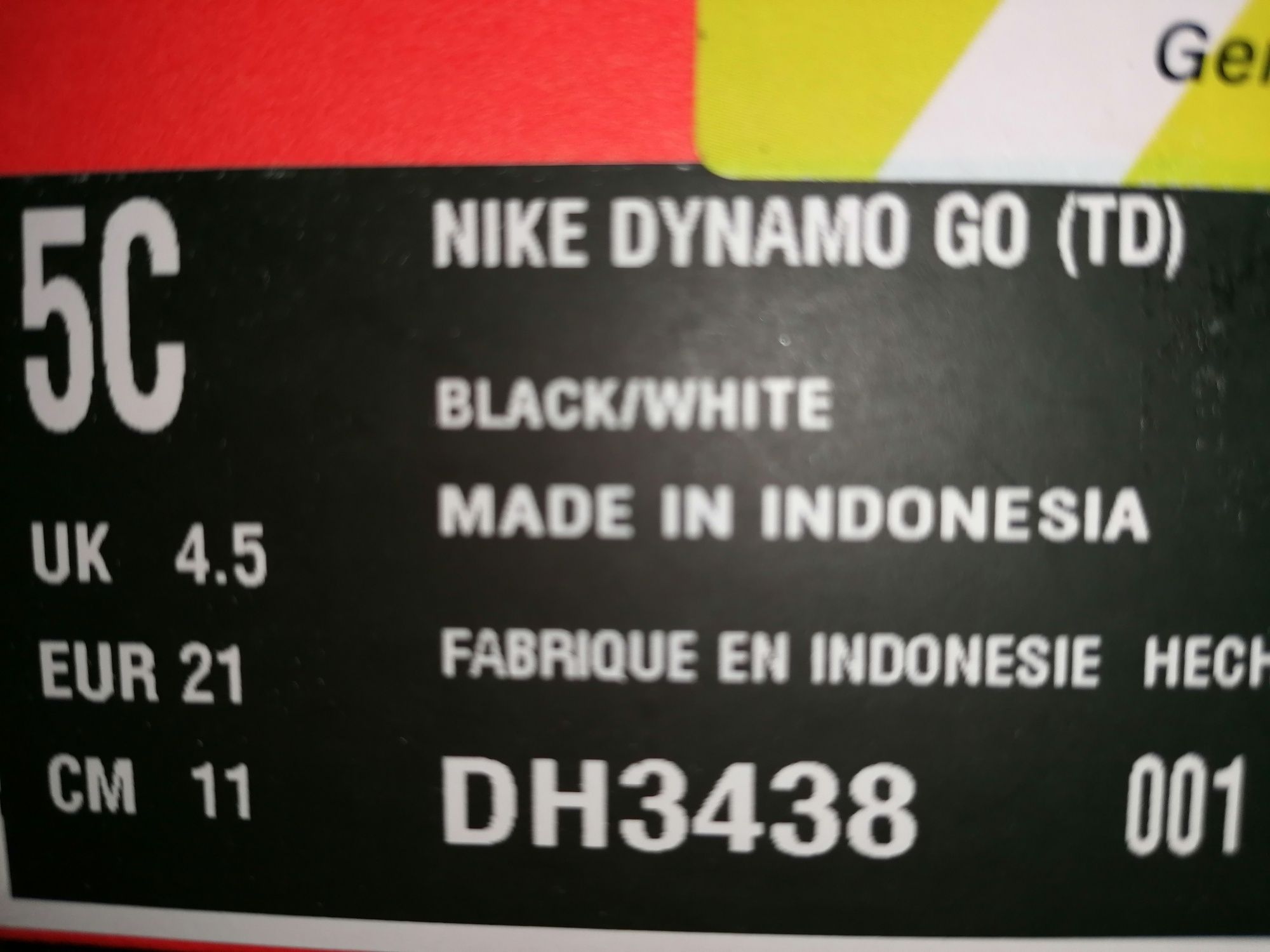Nowe Nike dynamo go 21(wkl.13cm)