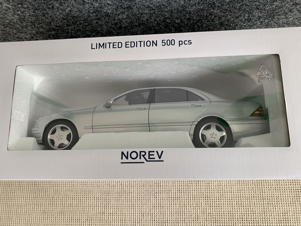 Mercedes-Benz S-Class S55 AMG (2000) z Norev > Scala 1:18