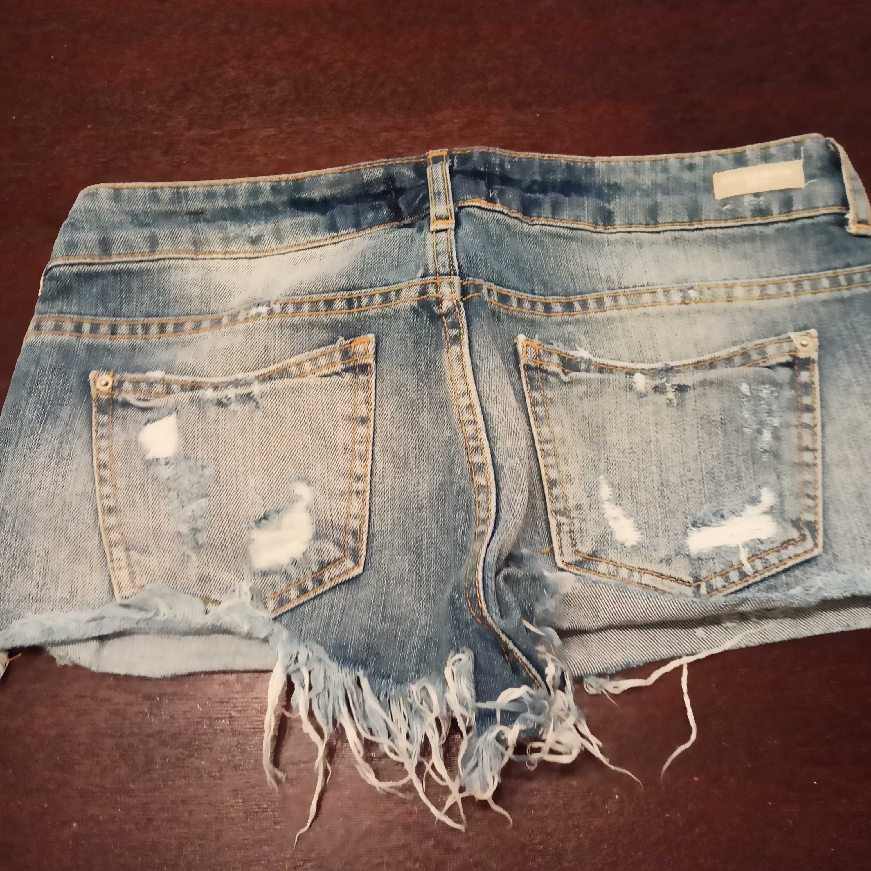 jeans spodenki Bershka damskie