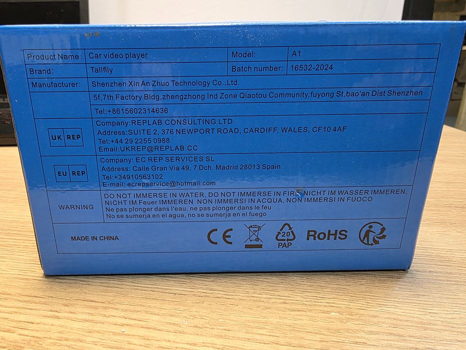 Radio samochodowe  - monitor  samochodowy 7 ''inch Car Video Player