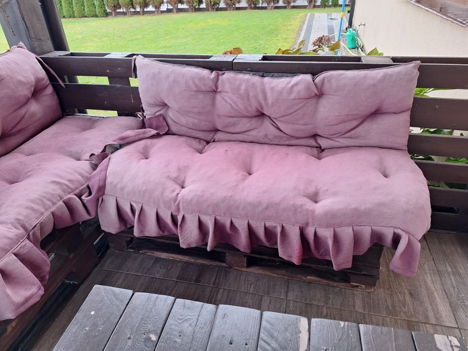 Poduszki ogrodowe na paletę