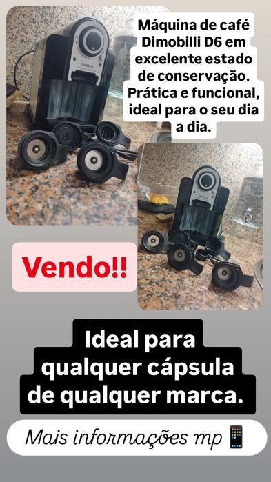 Máquina de café dimobilli d6