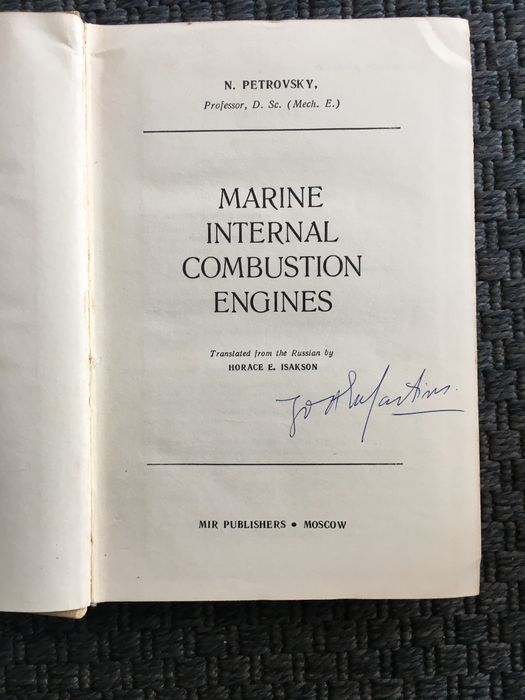 Marine Internal Combustion Engines - N. Petrovsky