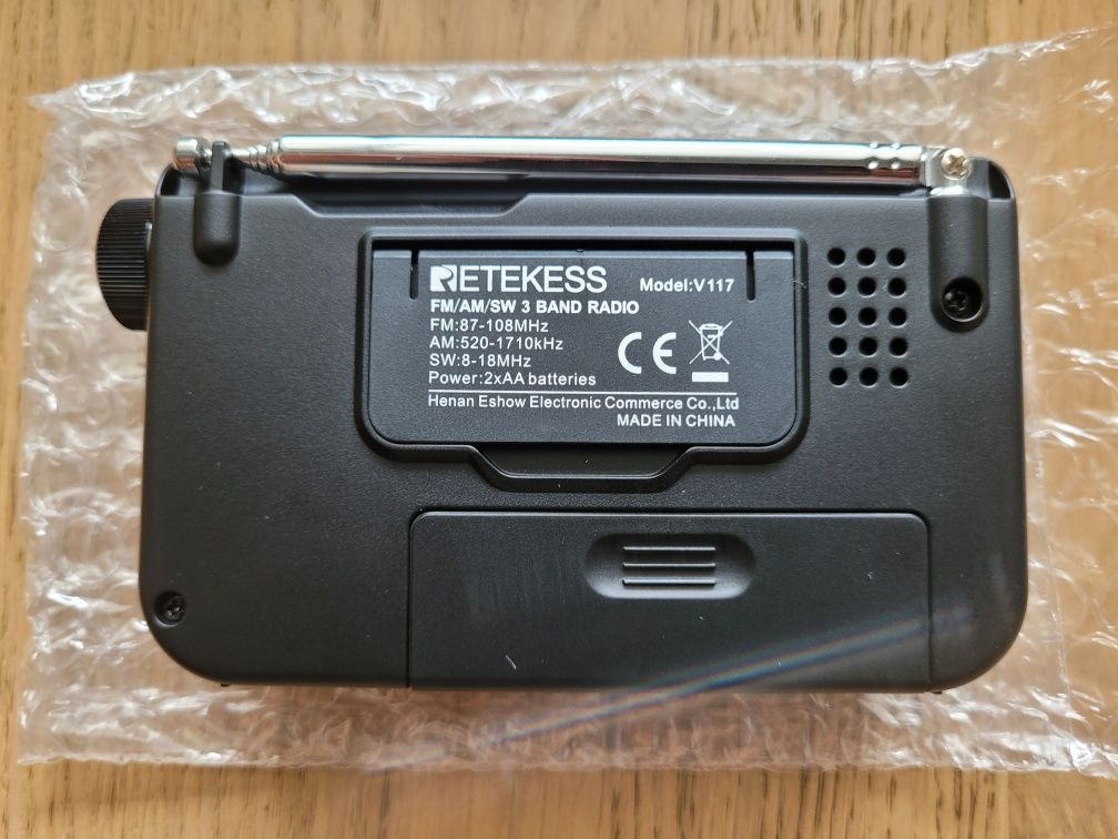 Retekess V117, fabrycznie nowe radio kieszonkowe