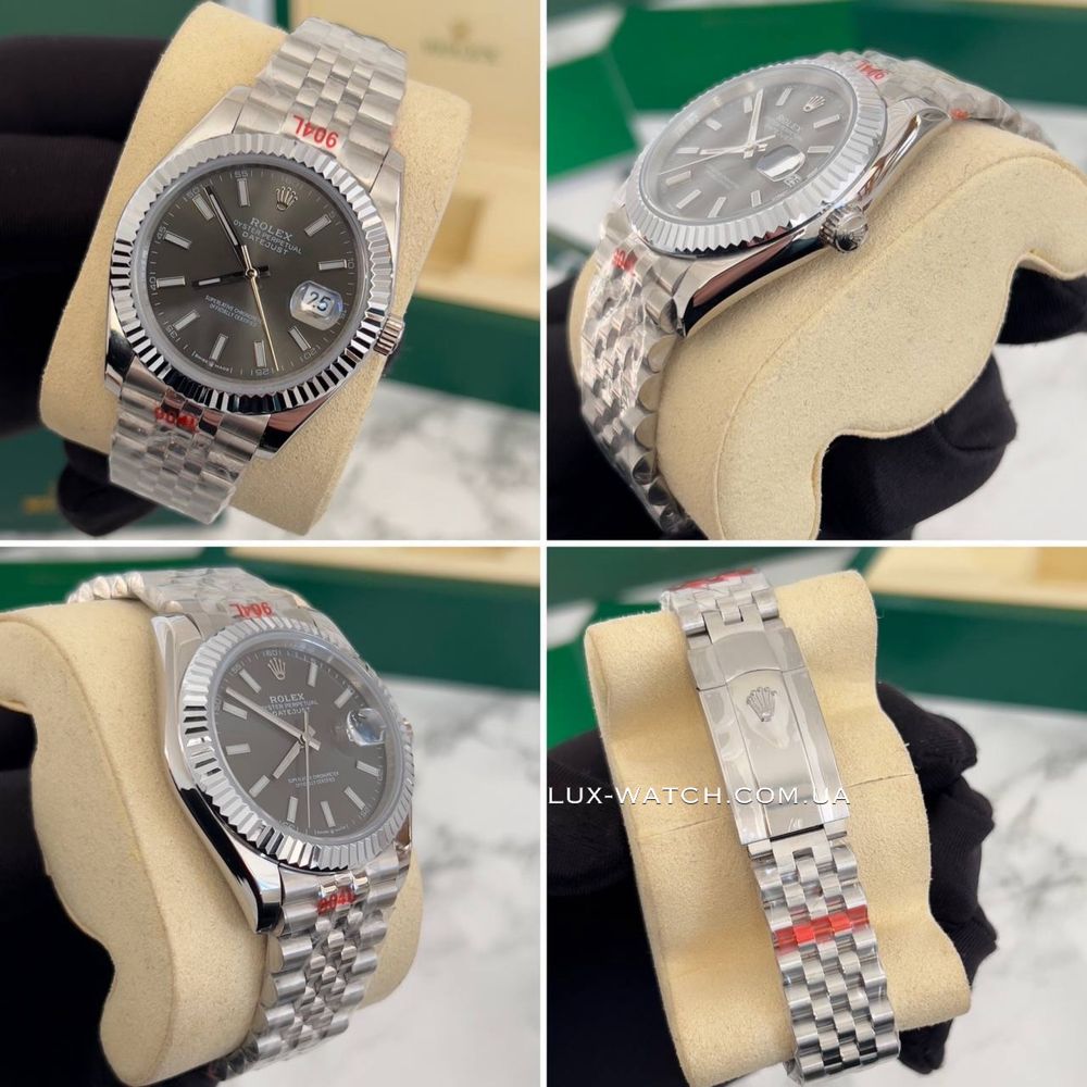 Часы Ролекс Rolex DateJust 41 Silver-Grey