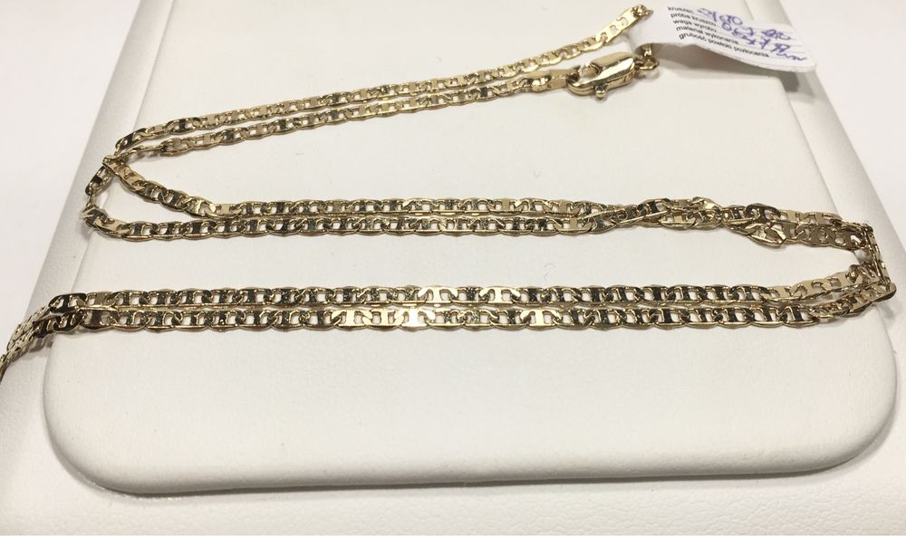 Złoty męski łańcuszek GUCCI•pozłacany wybita próba  0,750 18k