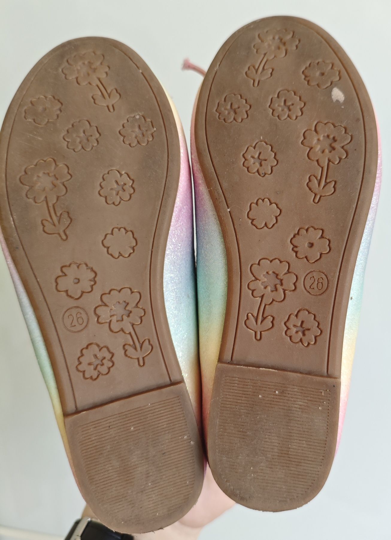 Balerinki brokatowe Nelli blu r.26