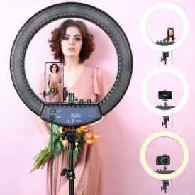Кільцева LED лампа з пультом в комплекті