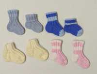 Ангоровые носочки пинетки для новорожденного (носки, ангоровая пряжа)