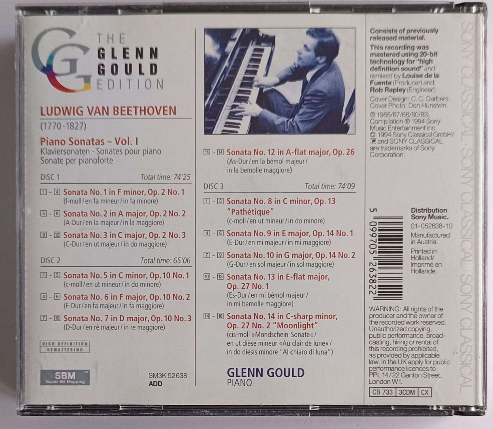 Glenn Cloud The Edition 3CD 1994r