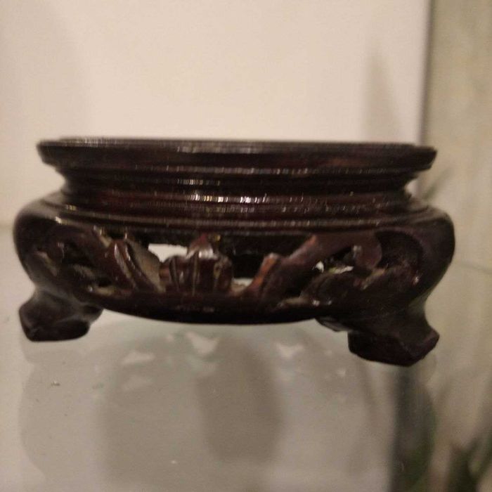 Подставка под Клуазоне вазы шкатулки деревянная резная Китай 50-60х г.