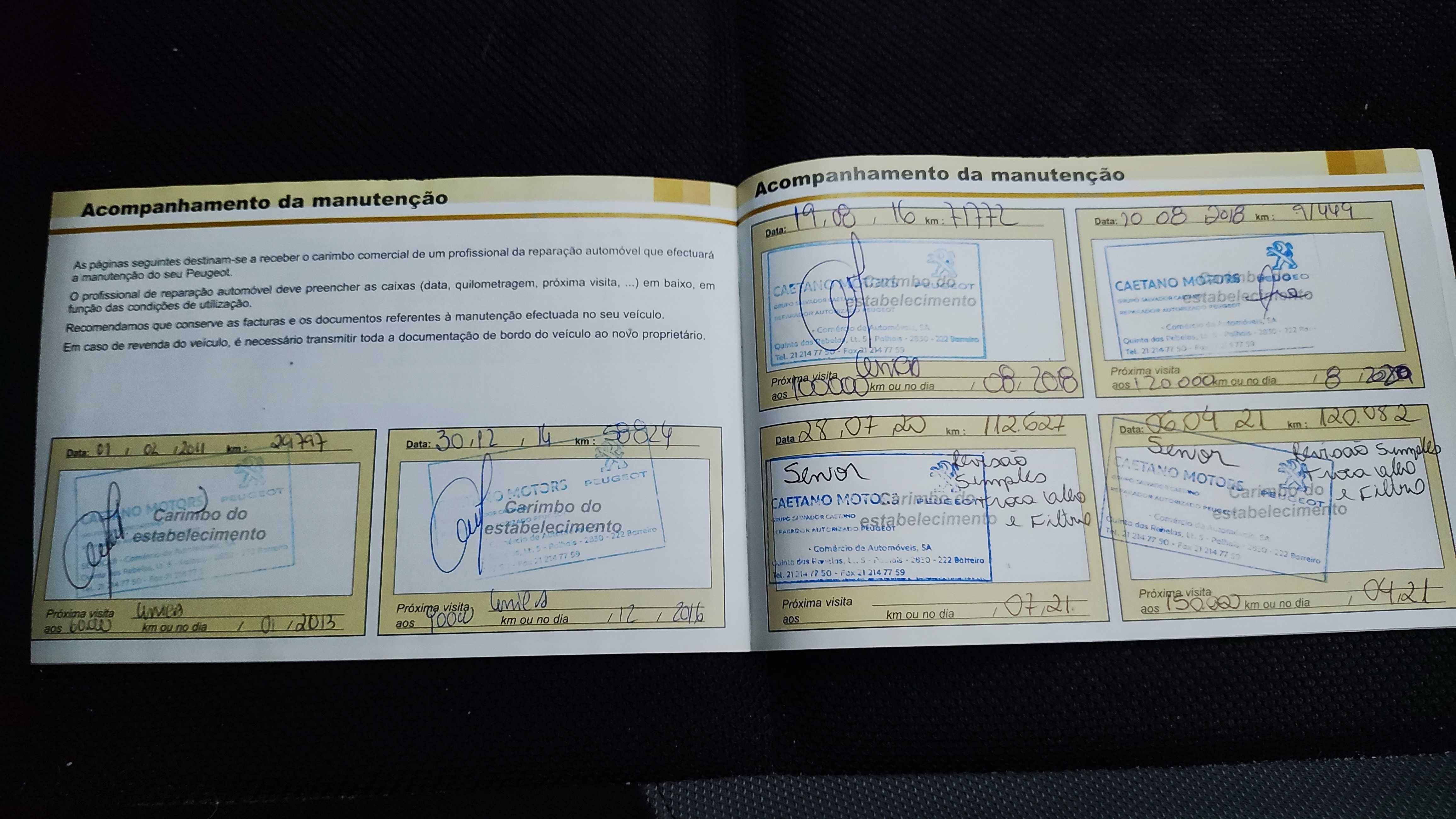 Pegeout 207 SW 1.4, Revisões na marca