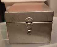 Caixa porta-arquivo vintage