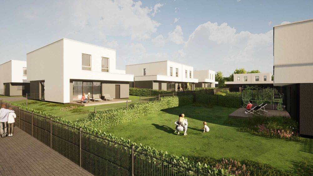 OSIEDLE W PARKU, Dom 36  jednorodzinny w zabudowie bliźniaczej