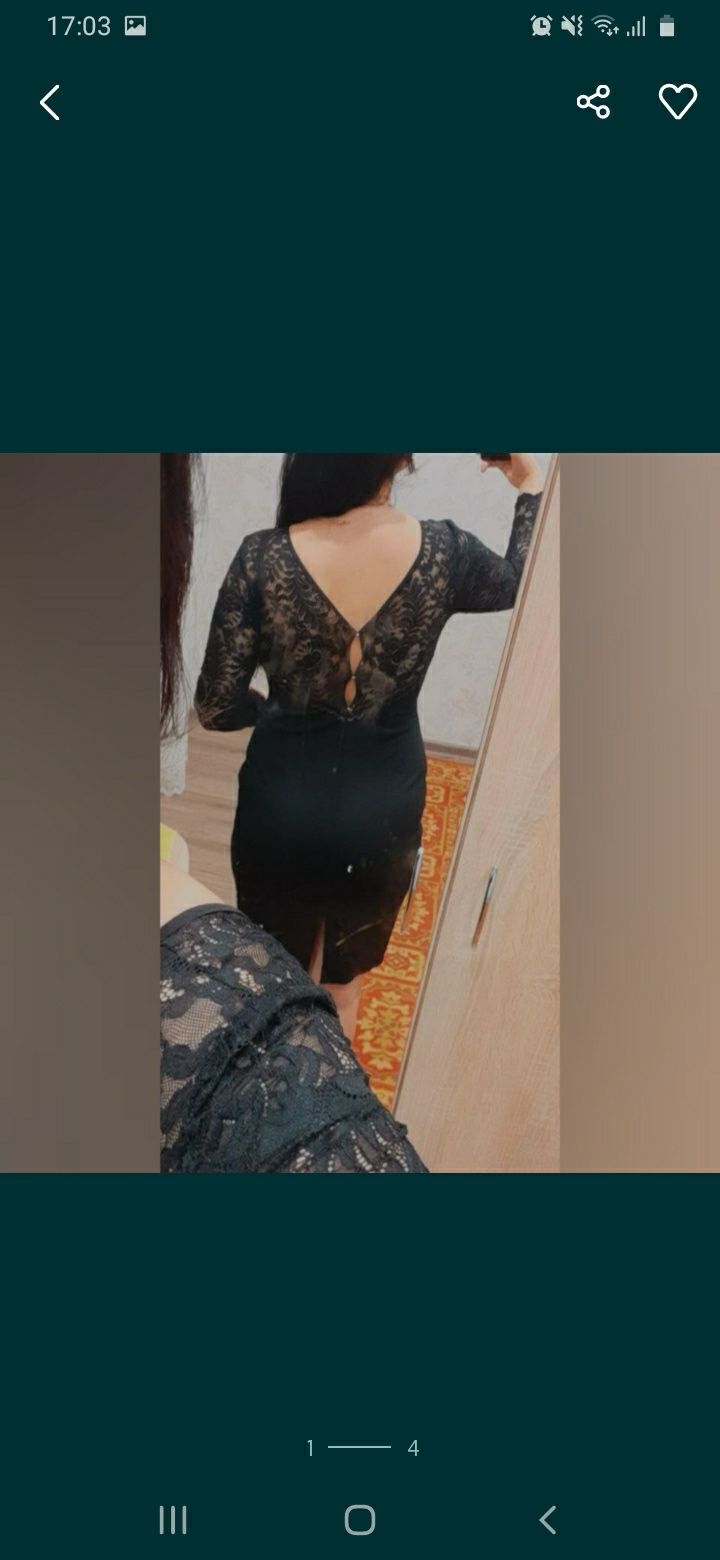 Продам красивое чорное платье )