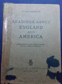 READINGS ABOUT ENGLAND and AMERICA podręcznik j. angielskiego z 1946r.
