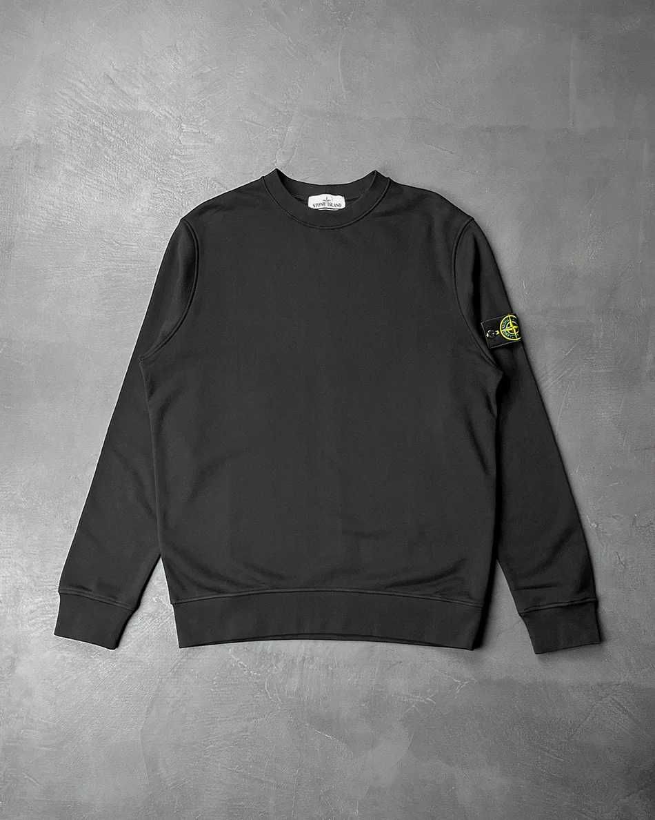 Світшот STONE ISLAND 63051 Classic Sweatshirt Black SI0137-BK