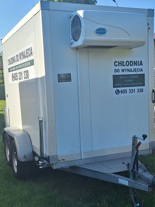Wynajem chłodni przyczepka chłodnia wesele komunia mobilna