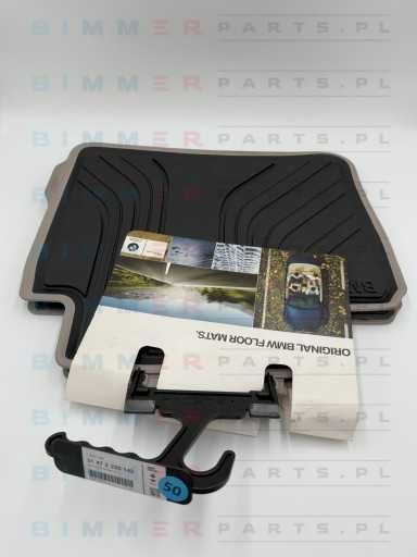 F30 F31 F36 Dywaniki podł. Allwetter tylne (Anth./beige) BMW OE