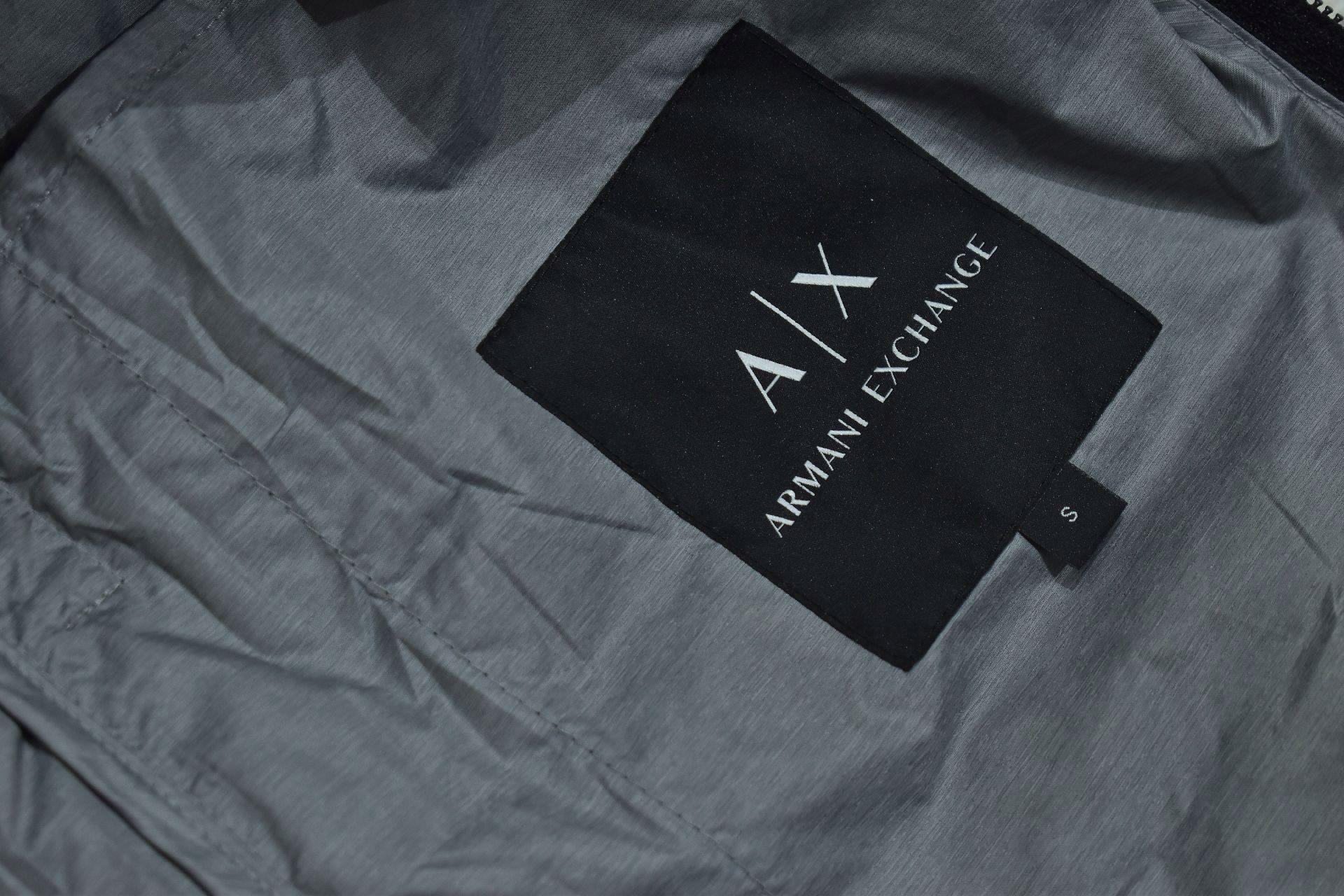 Armani Exchange Czarna Pikowana Kamizelka Puchowa Męska S