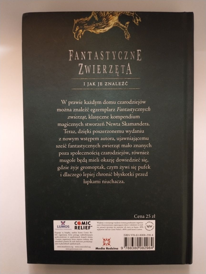 Książka "Fantastyczne zwierzęta i jak je znaleźć"