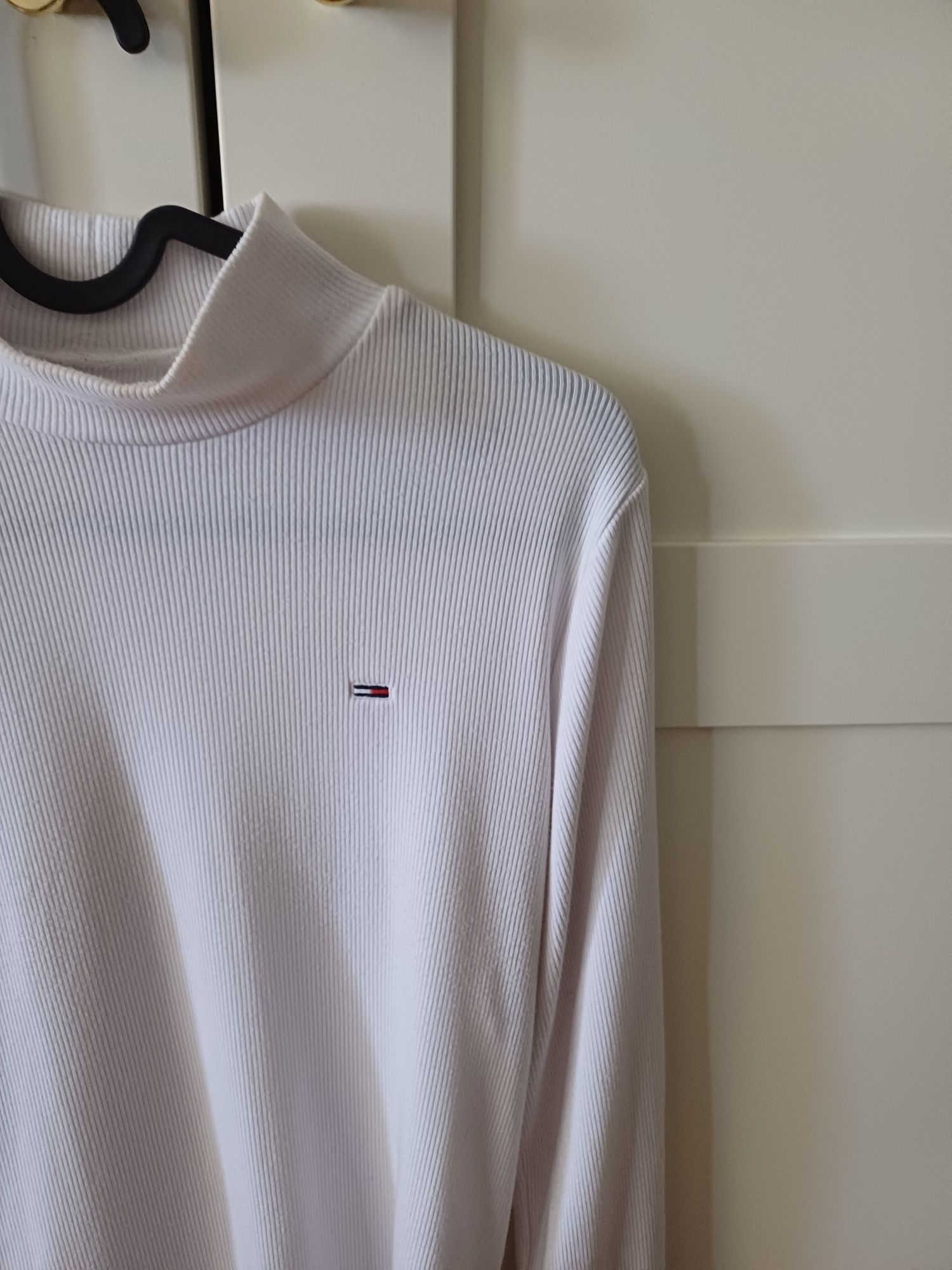 Sweter Tommy hilfiger bialy golf