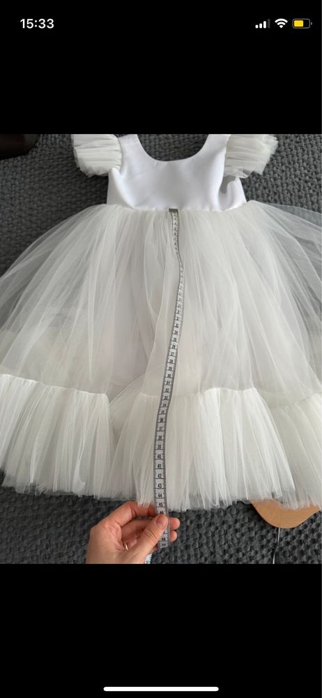 tiulowa sukienka na wesele okazje biala