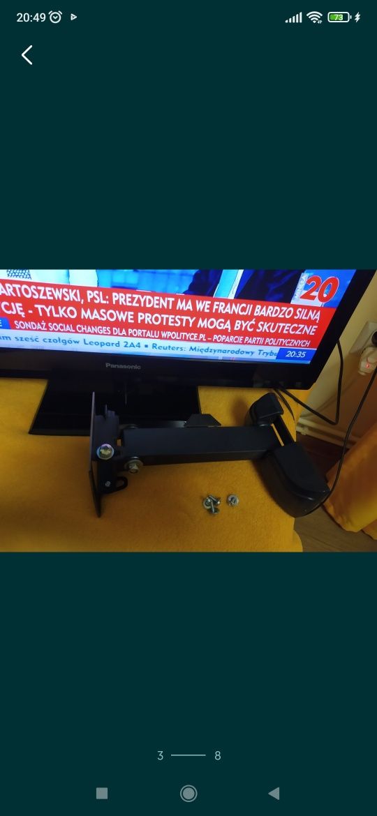 Tv Panasonic 24" z dekoderem DVB-T.