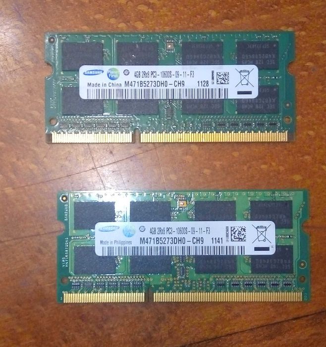 Память на ноутбук DDR3 4Gb, 8Gb