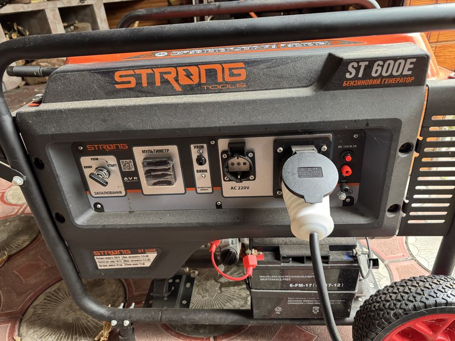 Бензиновий генератор STRONG ST-600E